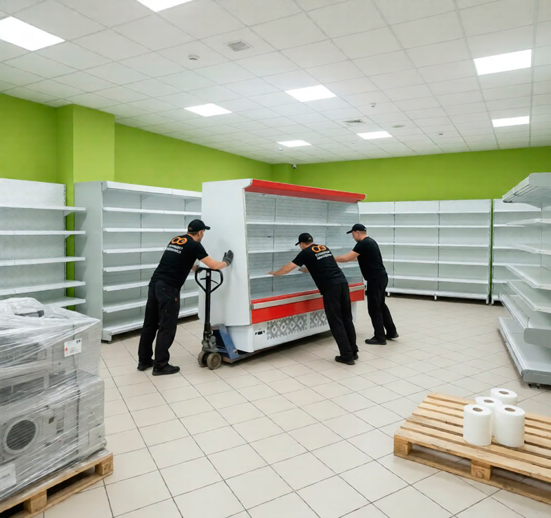 Переезд магазина в Харабали